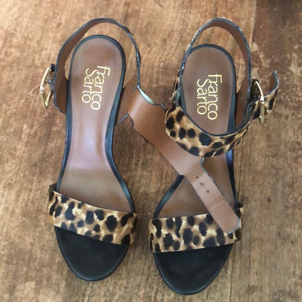 Franco Sarto Leopard Heels